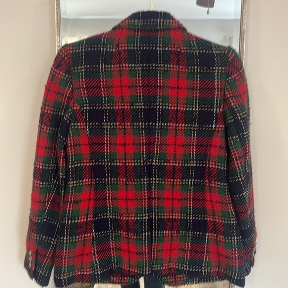 Talbots Classic Shetland Tartan Plaid Blazer - Picture 6 of 13